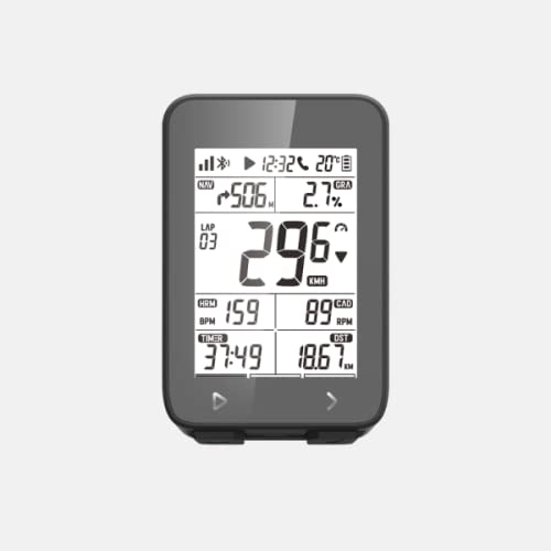 Ordenadores de ciclismo : iGPSPORT iGS320 - Ciclo computador GPS Bicicleta Ciclismo. Cuantificador grabación de Datos y rutas. Pantalla 2.4" Sensores Ant+ Bluetooth IPX7