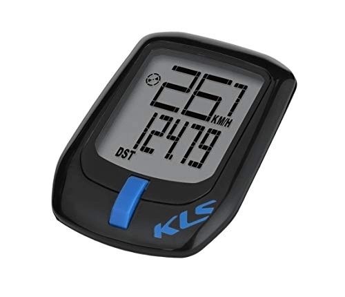 Ordenadores de ciclismo : KLS Direct WL Wireless - Ciclocomputador inalámbrico (7 funciones, resistente al agua), color azul