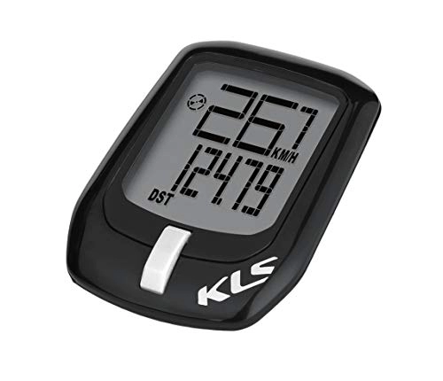 Ordenadores de ciclismo : KLS Direct WL Wireless - Ciclocomputador inalámbrico (7 funciones, resistente al agua), color blanco