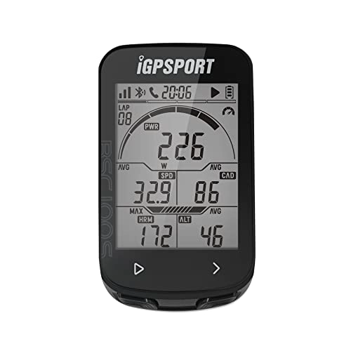 Ordenadores de ciclismo : KOCAN Ordenador GPS para Bicicleta, Impermeable, inalámbrico, para Ciclismo, Ordenador Inteligente, velocímetro, Sistema de 5 satélites, Pantalla Grande de 2, 6 Pulgadas, Ordenador de Bicicleta