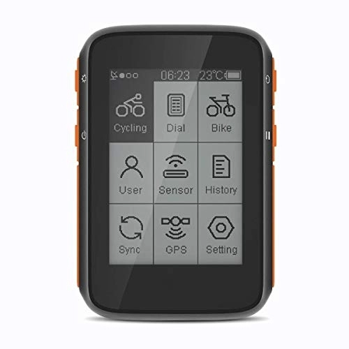 Ordenadores de ciclismo : Lesrly-Cycle GPS Bike Computer, odómetro de velocímetro de Bicicleta de navegación inalámbrica, Pantalla LCD de 2.4 Pulgadas IP67, Adecuada para Todas Las Bicicletas