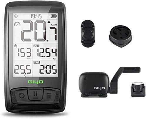 Ordenadores de ciclismo : LFDHSF Ordenador para Bicicleta, Bluetooth 4.0 Temperatura Wireless Bike Velocmetro Soporte para Montaje Sensor Contador Ciclismo Odmetro