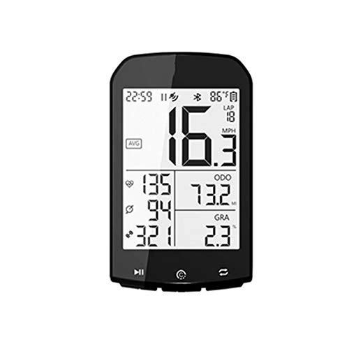 Ordenadores de ciclismo : LIERSI Bike Speedometer Inalámbrico, Computadora De Bicicleta Impermeable Y Odómetro De Bicicleta con Pantalla Automática De Retroiluminación LCD Multifunción De Despertador