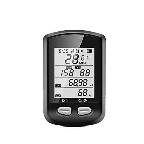 Ordenadores de ciclismo : LIERSI Bike Speedometer Inalámbrico, Computadora De Bicicleta Impermeable Y Odómetro De Bicicleta con Pantalla De Retroiluminación LCD Multifunción Automática