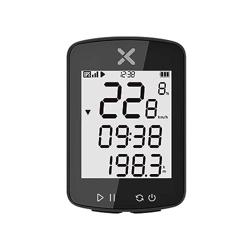 Ordenadores de ciclismo : Lixada Ciclocomputador Inalámbrico GPS: Velocímetro para Bicicleta de Carretera y MTB, Resistente al Agua IPX7, con Transmisión Ant+ para Sensores Externos, Pantalla LCD de 2, 2