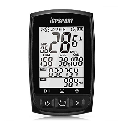 Ordenadores de ciclismo : LMIAOM IGS50E Bluetooth 4.0 Ordenador de Bicicleta inalámbrico GPS Ant + Velocímetro de Bicicleta Impermeable for Ciclismo Herramienta de reparación de Piezas de Accesorios