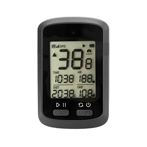 Ordenadores de ciclismo : Lzcaure Ordenador de bicicleta G+inalámbrico GPS velocímetro Ciclismo Accesorios al aire libre Herramienta de ejercicio