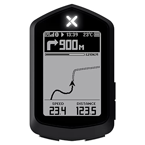 Ordenadores de ciclismo : mewmewcat 2.4 pulgadas 240 * 160 Pantalla de alta resolución Ordenadores de bicicleta Cronómetro digital de bicicleta Velocímetro de ciclo IPX7 Medidor de velocidad de ciclismo a prueba de agua Contro