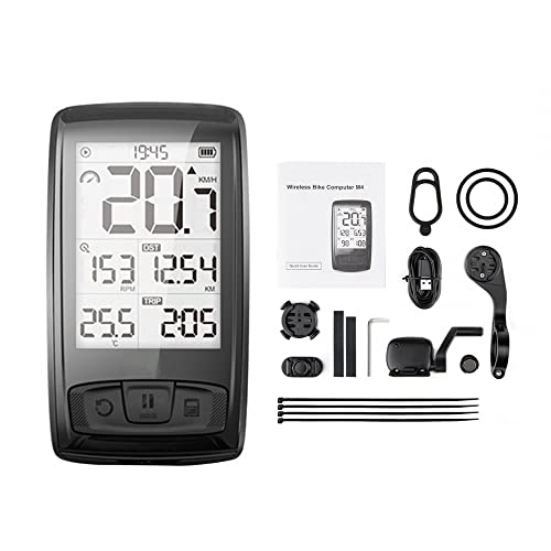 Ordenadores de ciclismo : MiOYOOW Ordenador de bicicleta, GPS Bike Tracker Ordenador de Bicicleta Impermeable con pantalla LCD de 2, 5 pulgadas, Mesa Código Bluetooth para todos los Bicicletas Bicicleta Eléctrica