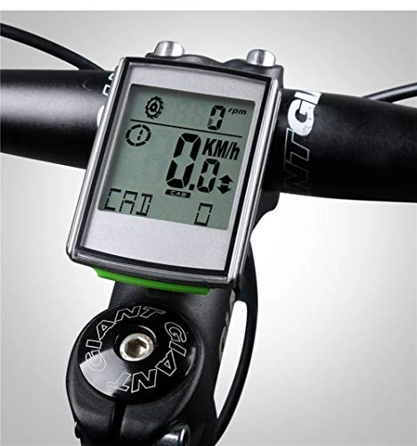 Ordenadores de ciclismo : MTSBW Ordenador De Bicicleta, con Cadencia Monitor De Ritmo Cardaco Ciclismo LED Ordenador De Bicicleta Inalmbrico Odmetro Velocmetro