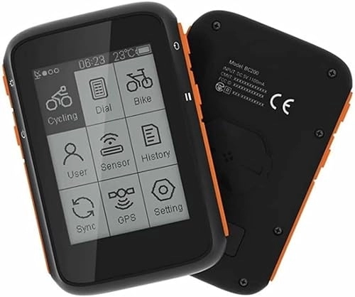 Ordenadores de ciclismo : Odómetro de Bicicleta, Pantalla LCD Multifuncional for Exteriores de 2, 6 Pulgadas, IP67, Impermeable, inalámbrico, GPS, velocímetro for computadora de Bicicleta