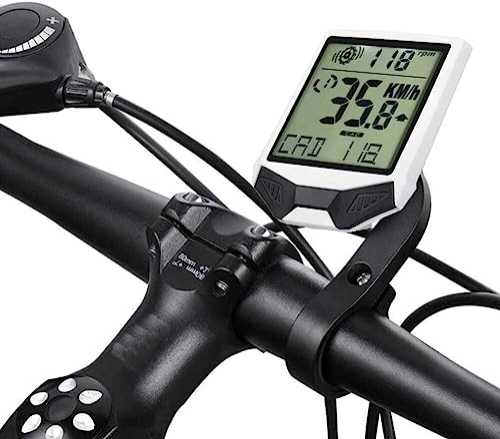 Ordenadores de ciclismo : Odómetro inalámbrico for Bicicleta con Pantalla LCD retroiluminada, velocímetro Impermeable for Bicicleta