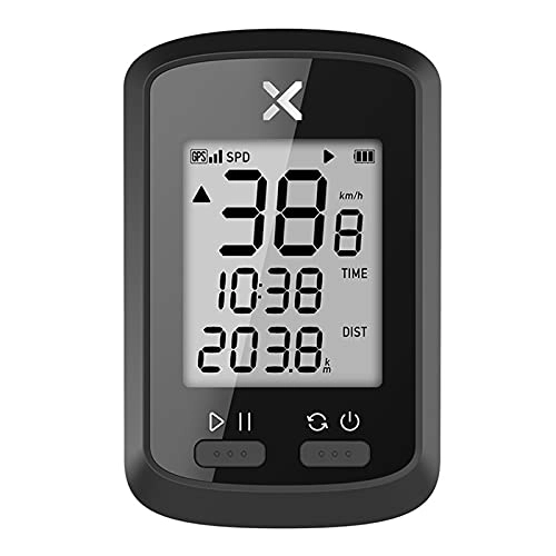 Ordenadores de ciclismo : Ordenador de bicicleta GPS Multifuncional Inalámbrico Bluetooth Bike Computer con pantalla impermeable HD LCD