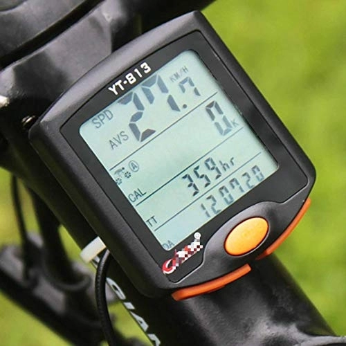 Ordenadores de ciclismo : Ordenador de bicicleta inalámbrico para ordenador de bicicleta con luz de fondo impermeable a la lluvia para ciclismo y fitness al aire libre