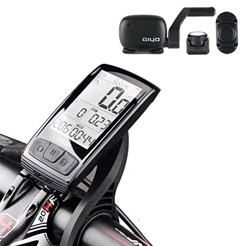 Ordenadores de ciclismo : Ordenador de Bicicleta inalámbrico Velocímetro cuentakilómetros - Bluetooth y Ant Ciclismo Temporizador, con Sensor de cadencia, Impermeable al Aire Libre Pantalla LCD retroiluminada
