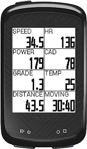 Ordenadores de ciclismo : Ordenador Inteligente inalámbrico for Bicicleta con medición de Velocidad GPS, Equipo de Ciclismo al Aire Libre retroiluminación Impermeable Multifuncional