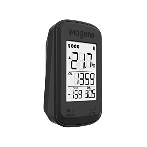Ordenadores de ciclismo : Ordenador para Bicicleta Magene C206, Impermeable, GPS, Ordenador para Bicicleta, Monitor inalámbrico para Bicicleta de Carretera, Pantalla de 1, 9 Pulgadas