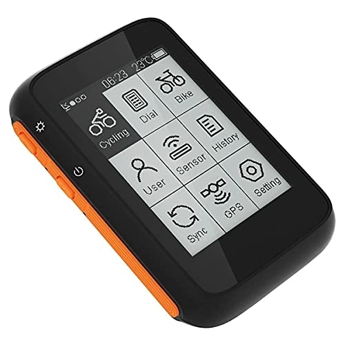 Ordenadores de ciclismo : Pmandgk Computadora de bicicleta GPS inalámbrico Bluetooth 5.0 y ANT+ Ciclismo Ordenador impermeable Bicicleta Velocímetro con retroiluminación automática