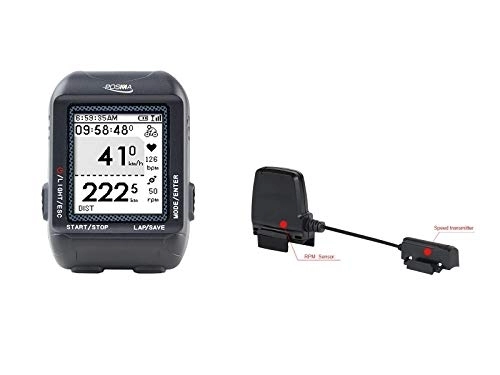 Ordenadores de ciclismo : POSMA D3 GPS Bicicleta Ciclismo Ordenador Velocímetro Odómetro BCB30 Bluetooth ANT+ Modo Dual Velocidad Sensor Valor Kit
