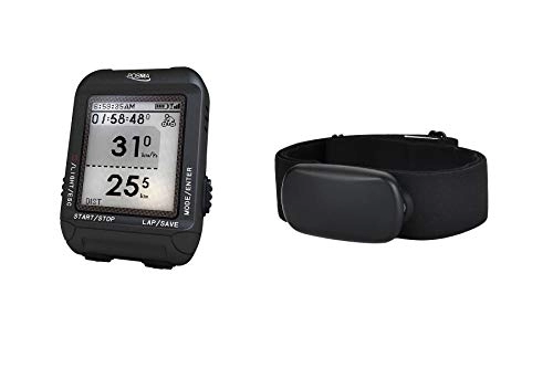 Ordenadores de ciclismo : POSMA D3 GPS Bicicleta Ordenador Velocímetro Odómetro BHR30 Bluetooth ANT+ Modo dual Monitor de frecuencia cardíaca Correa de pecho Kit de Valor