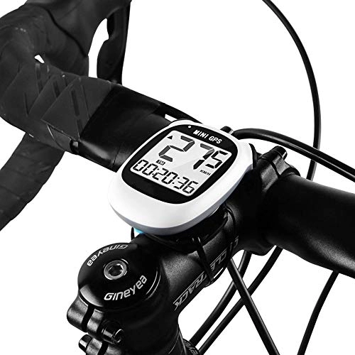 Ordenadores de ciclismo : Sanji Moto odómetro, Bici de la computadora, 1.6in LCD USB de Carga, con Impermeable, Historia Consulta y retroiluminación función integrada de Chip GPS, para Montar a Caballo al Aire Libre, Blanco