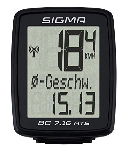 Ordenadores de ciclismo : Sigma 07162 Ciclocomputador, Negro