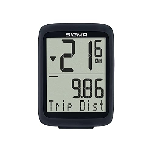 Ordenadores de ciclismo : SIGMA BC 8.0 WL Ciclocomputador inalámbrico con numerosas funciones, de alta calidad, fácil de usar con botones grandes y una pantalla clara