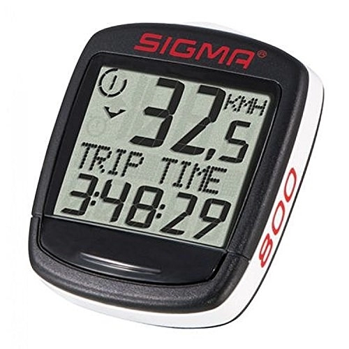 Ordenadores de ciclismo : Sigma BC Baseline 800  Cuentakilómetros, Unisex, Negro