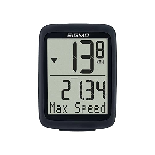 Ordenadores de ciclismo : Sigma Kms Sport Bc 10.0 Wl Ats, Cuentakilómetros Ciclismo Unisex Adulto, Blanco / negro, BC WL