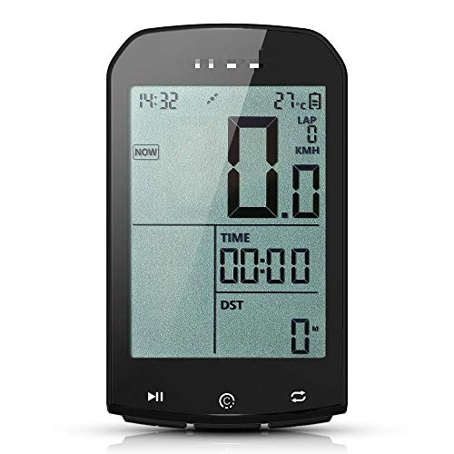 Ordenadores de ciclismo : Tacómetro inteligente GPS para bicicleta BT 4.0 ANT + bicicleta inalámbrica, cuentakilómetros para senderismo, escalada
