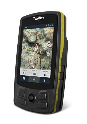 Ordenadores de ciclismo : TwoNav - Aventura GPS de Mano para Montaña con Pantalla de 3, 7" Robusto, Color Verde