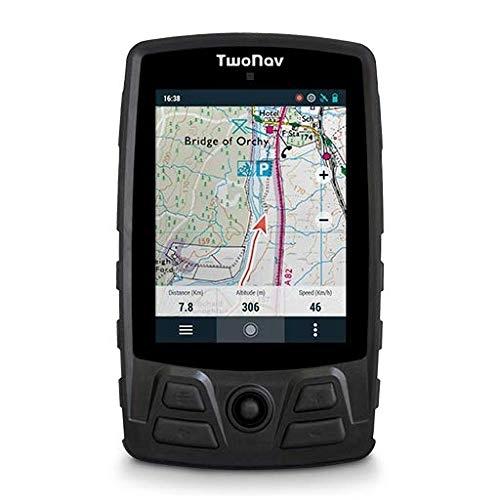 Ordenadores de ciclismo : TwoNav - Aventura Motor GPS para Deportes Motor con Pantalla de 3'7" y Gran Resistencia, Full Connect, Color Negro