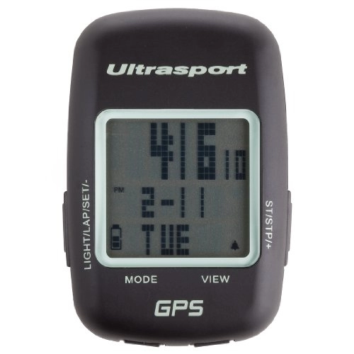 Ordenadores de ciclismo : Ultrasport GPS Fahrradcomputer Navbike 400 mit 2.4 GHz Brustgurt INKL USB Datenladekabel Navegador de Ciclismo Banda Pectoral, Unisex, Negro
