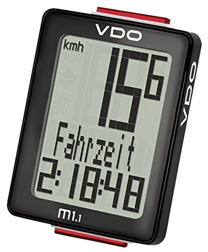 Ordenadores de ciclismo : VDO M1.1 WR Cable Ciclocomputador velocímetro de bicicleta