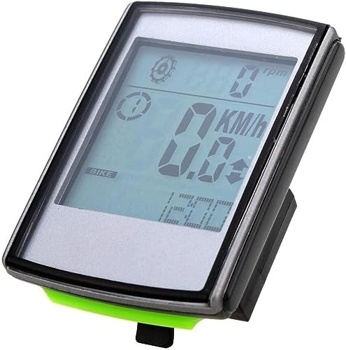Ordenadores de ciclismo : WDX - Medidor de código inalámbrico para bicicleta, odómetro luminoso, velocímetro universal para bicicleta, medición de velocidad