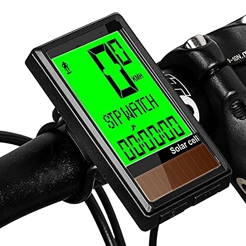 Ordenadores de ciclismo : WJY Ciclismo Inalámbrico de Computadora, 5 Idiomas, Cuentakilómetros para Bicicleta Inalámbrico con 19 Funciones, Pantalla LCD Impermeable IPX6, para los Amantes de la Bicicleta