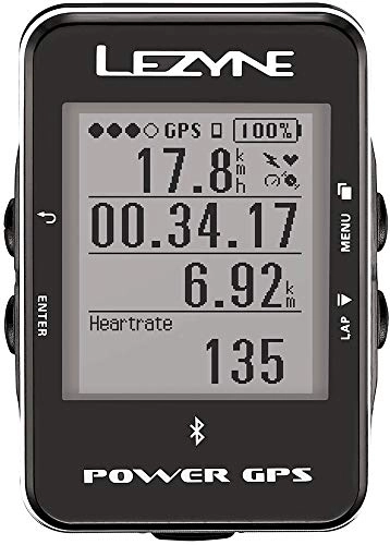 Ordenadores de ciclismo : X-Targets Lezyne Power GPS Radcomputer / Bluetooth Smart (BLE) Conectividad Powermeter / Pulsómetro / Velocidad / Trittfrequenzsensoren