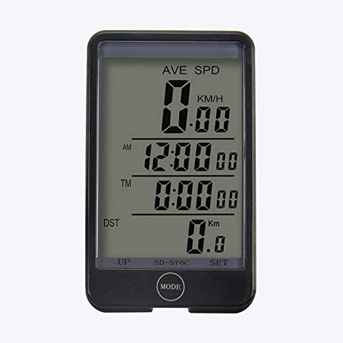 Ordenadores de ciclismo : XBR Cycling Computer GPS Wireless Bike Computer Velocímetro de Bicicleta Cycling Tracker Impermeable Pantalla LCD multifunción con luz de Fondo