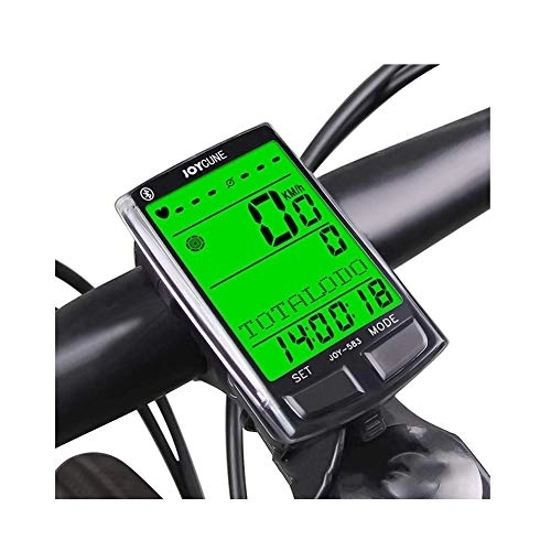 Ordenadores de ciclismo : XIEXJ Bici De La Computadora De Bluetooth del Odómetro del Velocímetro con Sensor De Cadencia Inalámbrico De Ritmo Cardiaco De Control del Monitor Atado con Alambre A Prueba De Agua