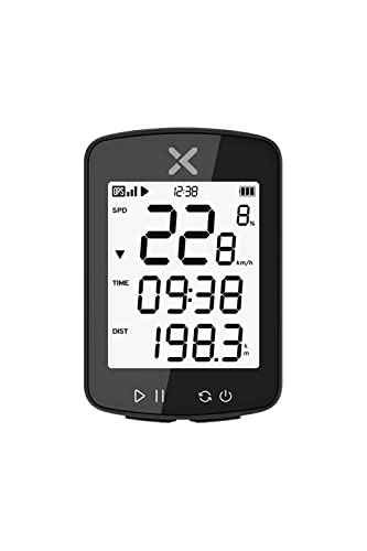 Ordenadores de ciclismo : XOSS G Gen2 Ciclocomputadores, Bike Computer GPS, Cuentakilómetros Bluetooth5.0 & IPX7 de Bicicleta MTB Recargable con Pantalla LCD de 2, 2 Pulgadas, Batería de 28 Horas