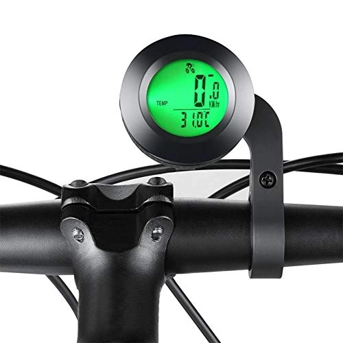 Ordenadores de ciclismo : YBZS Cuentakilómetros Inalámbrico para Bicicleta, Inalámbrico De Bicicleta Bicicleta De Montaña Cuentakilómetros / Cronómetro del Velocímetro / Reloj 3 Colores / Retroiluminación LED