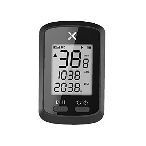 Ordenadores de ciclismo : Yililay Bicicletas Bicicleta GPS inalámbrico medidor de Velocidad GPS inalámbrico cronómetro Ordenador Tabla de códigos G Inglés