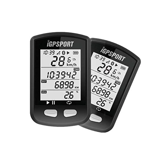 Ordenadores de ciclismo : Yongse IGPSPORT iGS10 Ant+GPS Velocmetro para Bicicleta IPX6 Sensor de Frecuencia Cardaca Bluetooth Inalmbrico