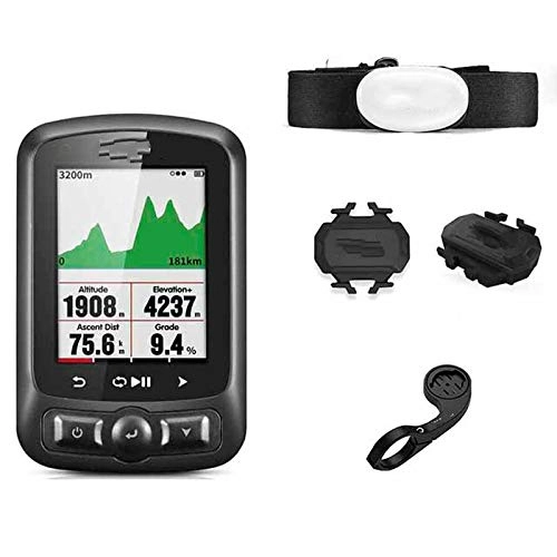 Ordenadores de ciclismo : YUNDING cronómetro Ciclismo Ant + GPS Bicicleta Ordenador Bluetooth 4.0 Inalámbrico Ipx7 Impermeable Bicicleta Ciclo Cicloómetro Accesorios Ordenador
