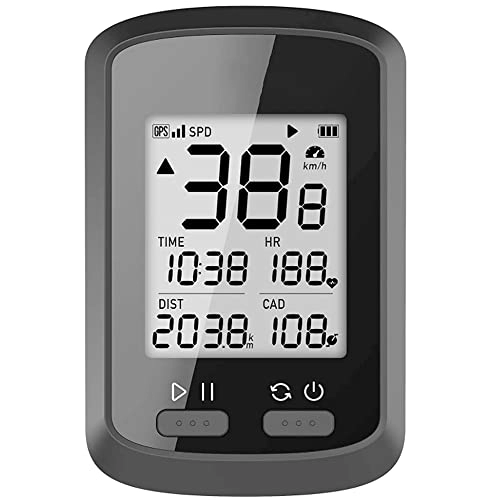 Ordenadores de ciclismo : ZTBGY XOSS G+ GPS Bluetooth ANT+ Computadora de ciclismo, cuentakilómetros inalámbricos con pantalla LCD, rastreador de MTB resistente al agua para todas las bicicletas (XOSS)