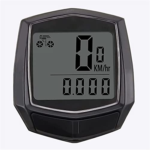 Ordenadores de ciclismo : ZXM Cronómetro de cronómetro electrónico Bicicleta con Cable de código medidor de código Speedómetro Acta de código de odómetro (2 PCS)
