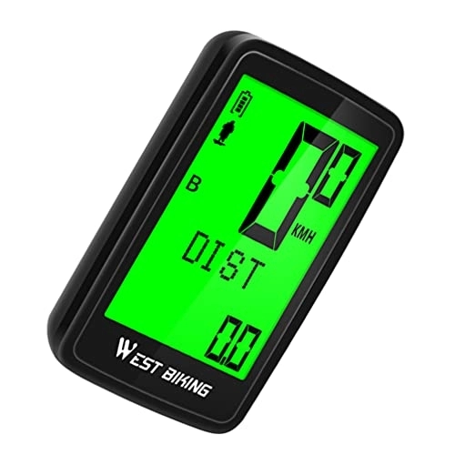 Ordinateurs de vélo : Abaodam Compteur de vitesse USB pour vélo - Étanche - Avec écran LCD - Pour l'équitation, le cyclisme - Noir