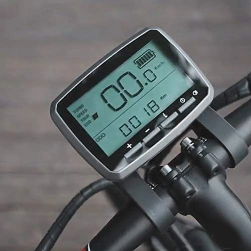 Ordinateurs de vélo : Alinory Instrument d'affichage Durable de vélo d'instrument d'affichage de VLCD-5, Instrument d'affichage de Bicyclette en Plastique de Compteur de Vitesse extérieur, pour Le vélo électrique de