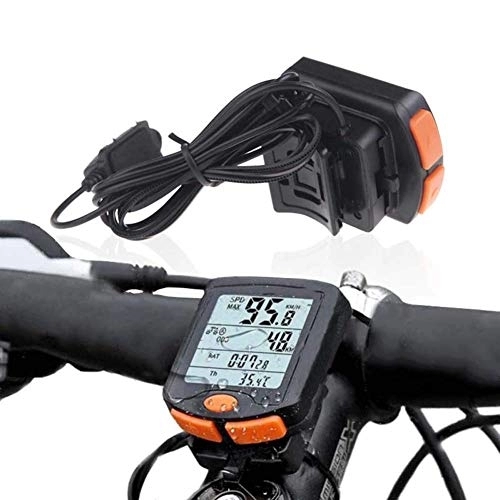 Ordinateurs de vélo : All-Purpose Compteur de Vitesse de vélo, Compteur kilométrique numérique sans Fil LCD, Ordinateur de vélo étanche, Accessoires de vélo avec rétro-éclairage