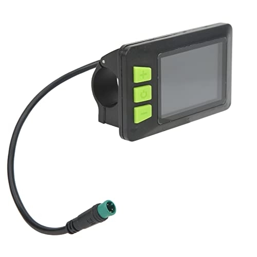 Ordinateurs de vélo : Alomejor Compteur D'affichage LCD pour Vélo électrique, Compteur de Vitesse ABS 22, 5 Mm 24V 36V 48V 60V pour Scooter électrique Ebike